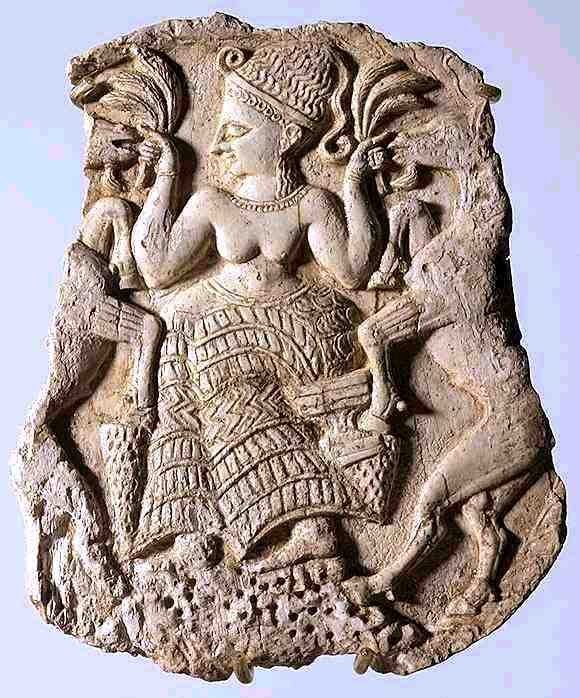 Ancient Levantine Fertility Goddess Statues