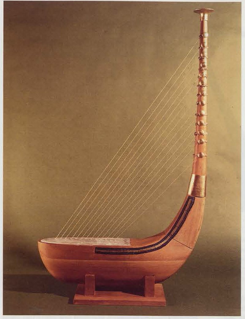 Ancient Lyre From Mesopotamia