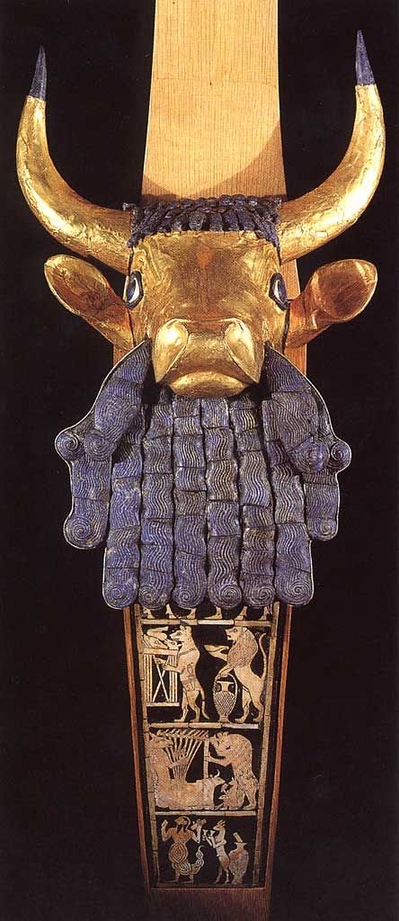 Ancient Lyre From Mesopotamia