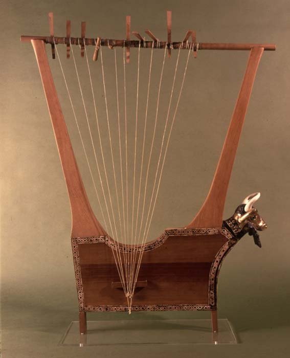 Ancient Lyre From Mesopotamia