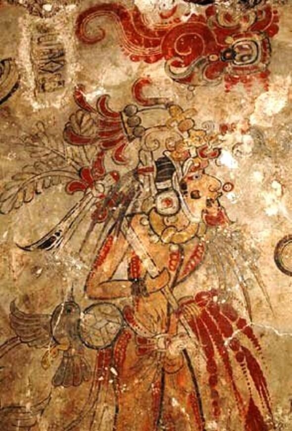 Ancient Maya Bloodletting Rituals Art
