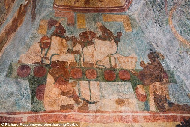Ancient Maya Bloodletting Rituals Art