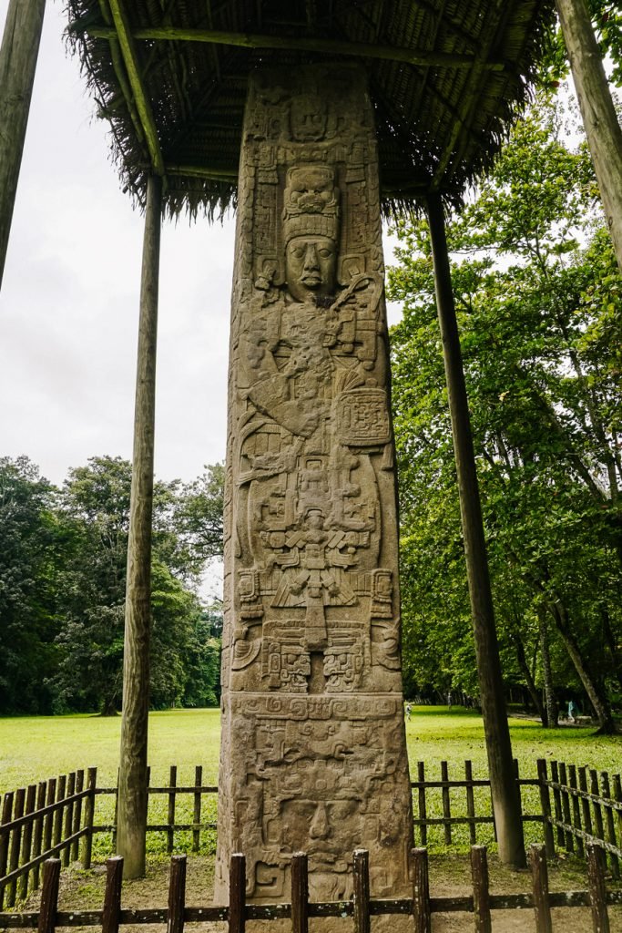 Ancient Maya Stelae At Quiriguá
