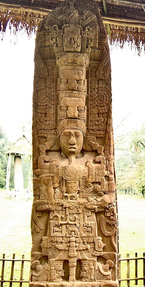 Ancient Maya Stelae At Quiriguá