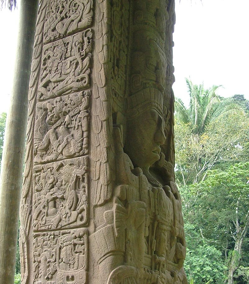 Ancient Maya Stelae At Quiriguá