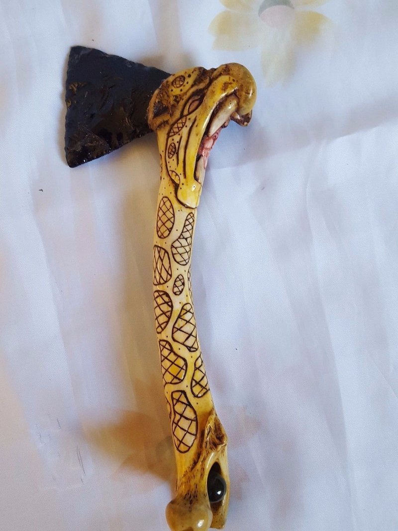 Ancient Mayan Carved Bone Tools