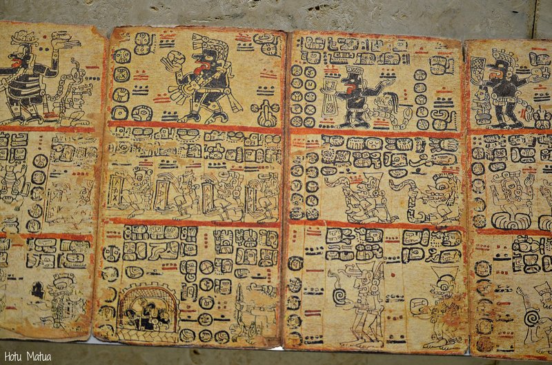 Ancient Mayan Codex Replicas