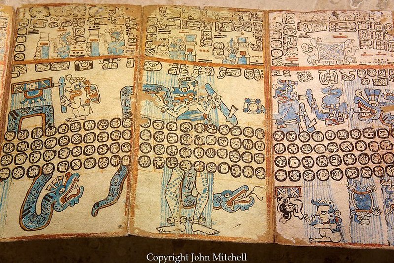 Ancient Mayan Codex Replicas