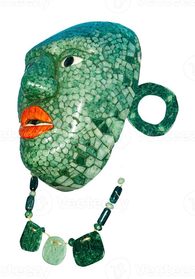 Ancient Mayan Jade Mask