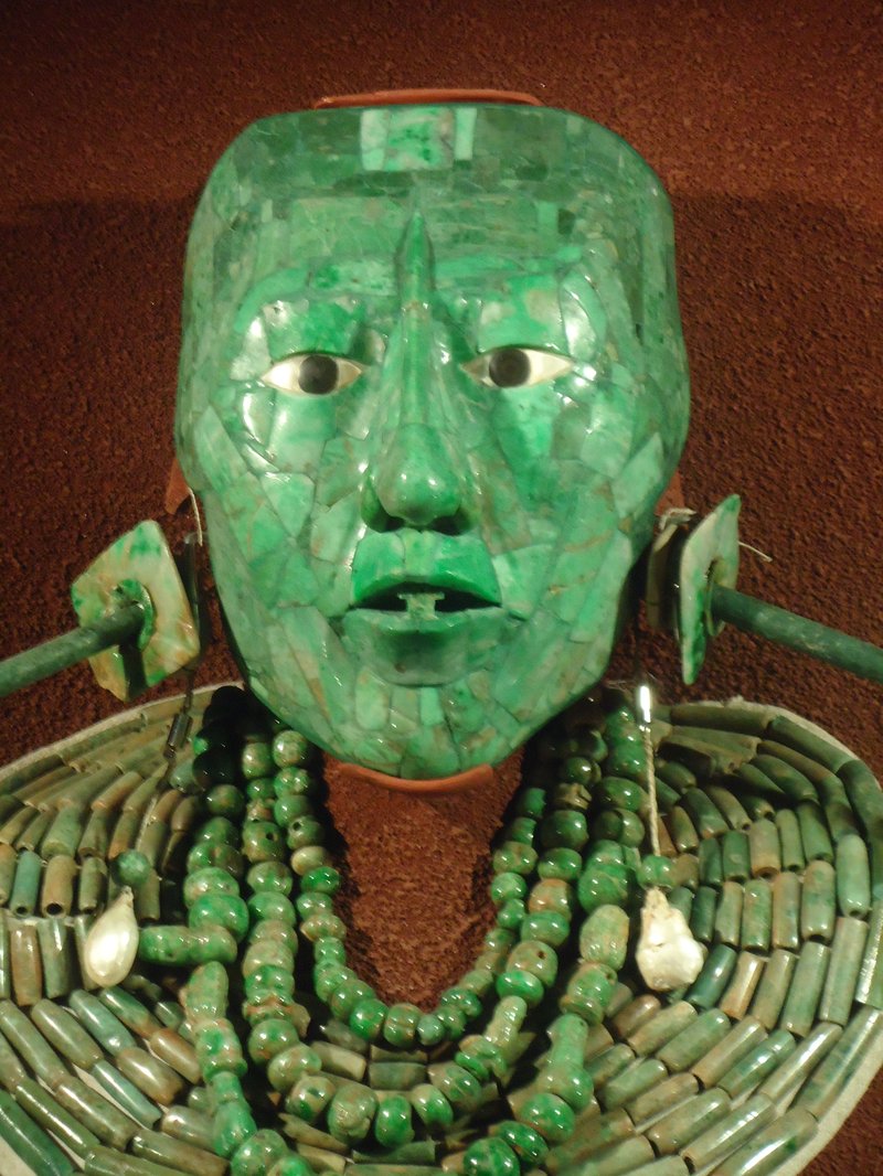 Ancient Mayan Jade Mask