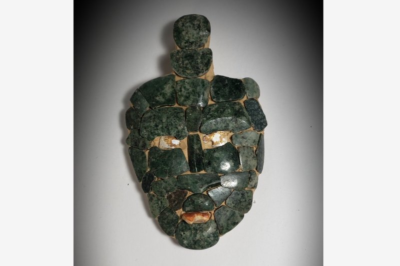 Ancient Mayan Jade Mask