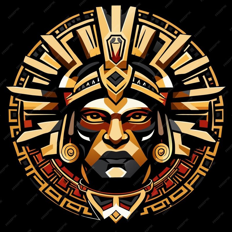 Ancient Mesoamerican Codex Illustrations
