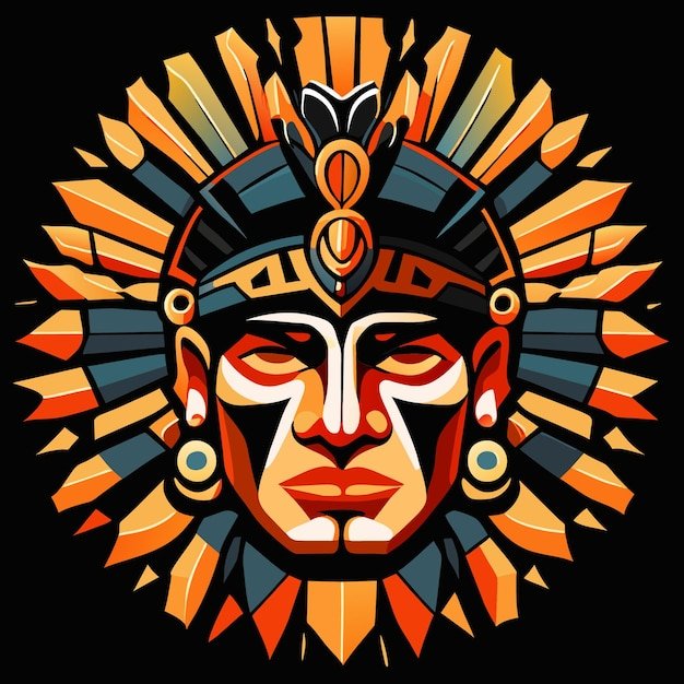 Ancient Mesoamerican Codex Illustrations