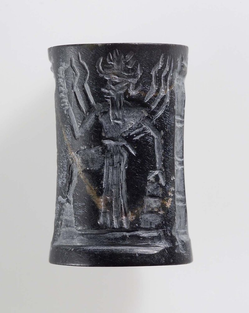 Ancient Mesopotamian Seal Cylinder Scene