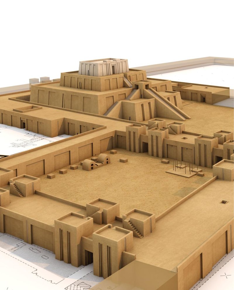 Ancient Mesopotamian Tower Temple Reconstructions
