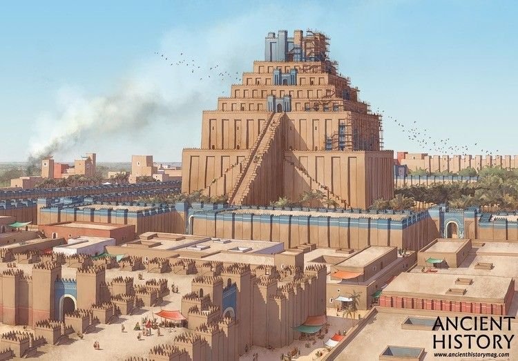 Ancient Mesopotamian Tower Temple Reconstructions