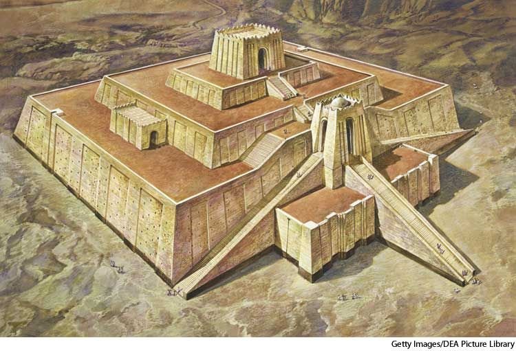 Ancient Mesopotamian Tower Temple Reconstructions