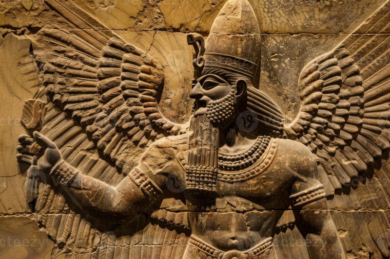 Ancient Mesopotamian Winged Deities<span class=