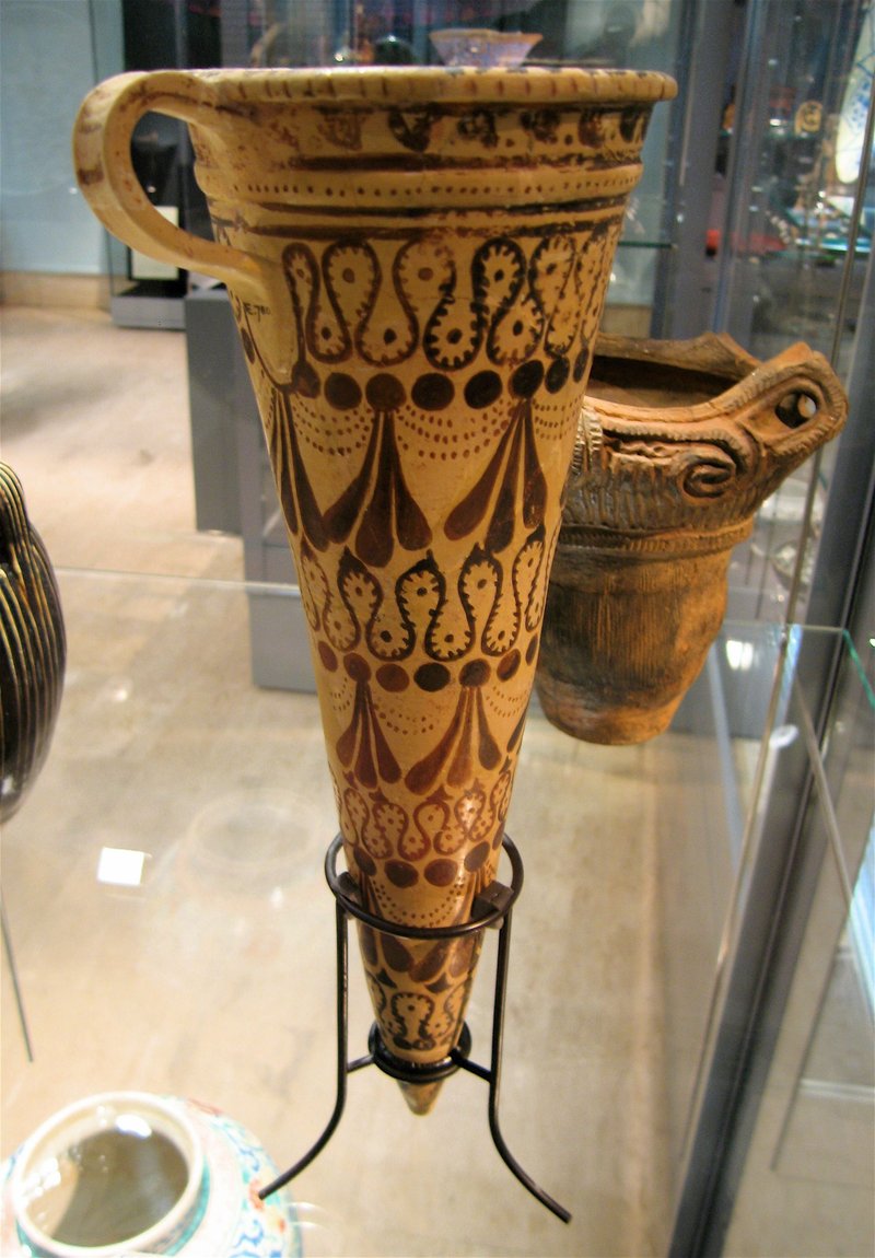 Ancient Minoan Rhyton Vessel