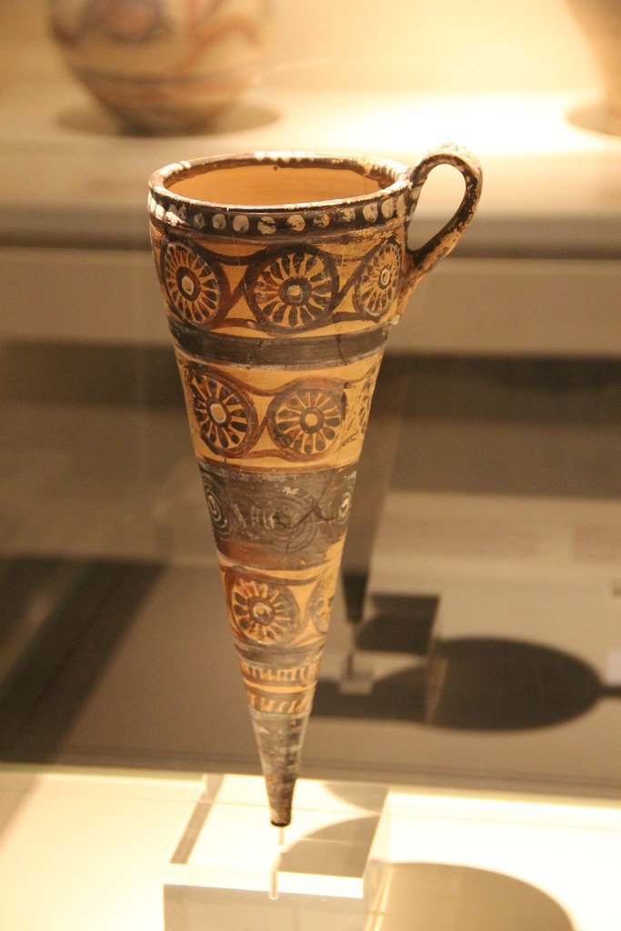 Ancient Minoan Rhyton Vessel