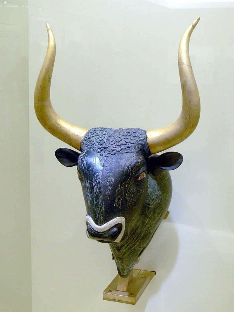 Ancient Minoan Rhyton Vessel
