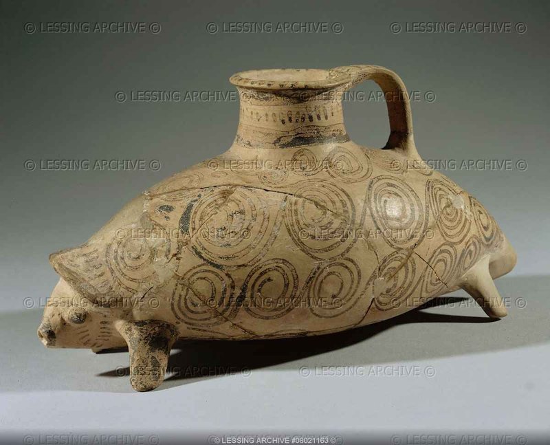 Ancient Minoan Rhyton Vessel