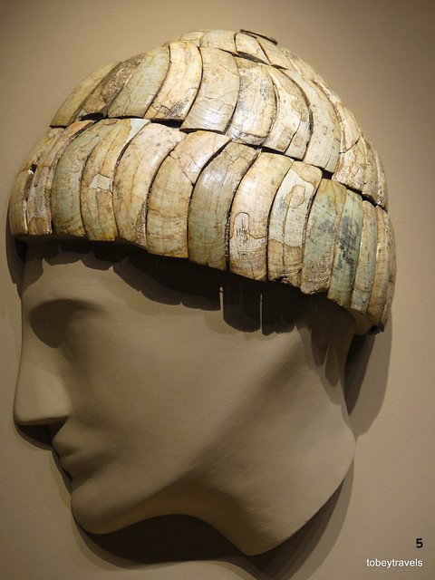 Ancient Mycenaean Boar Tusk Helmet