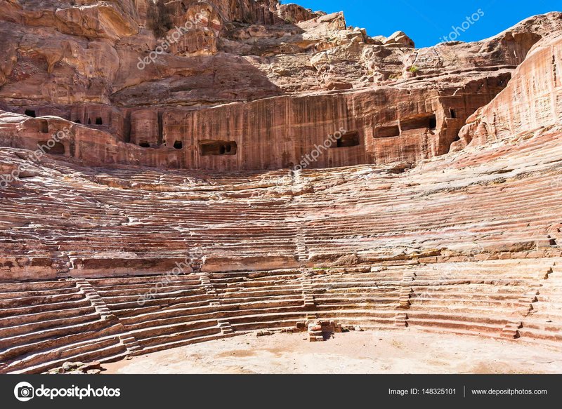 Ancient Nabataean Amphitheater<span class=