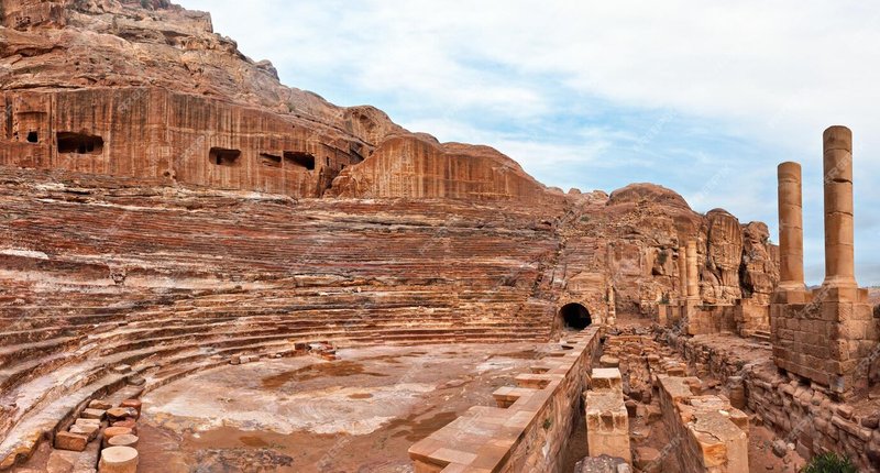 Ancient Nabataean Amphitheater