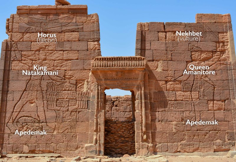 Ancient Nubian Temple Friezes