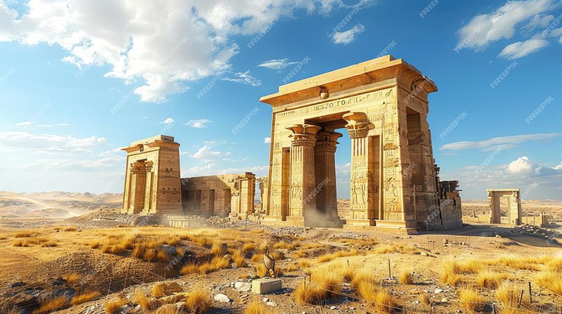 Ancient Nubian Temple Friezes