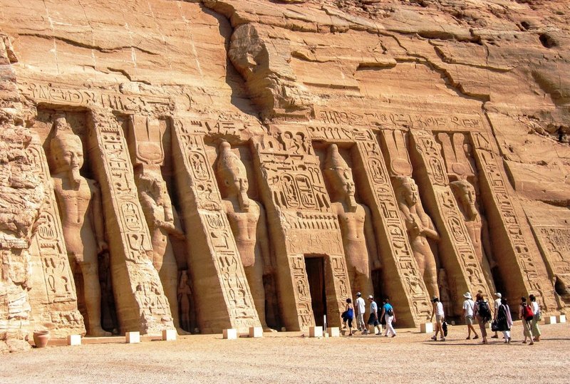 Ancient Nubian Temple Friezes