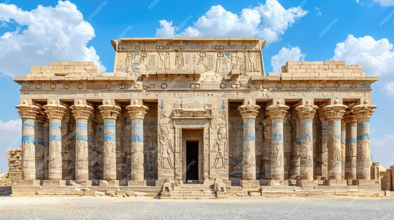 Ancient Nubian Temple Friezes