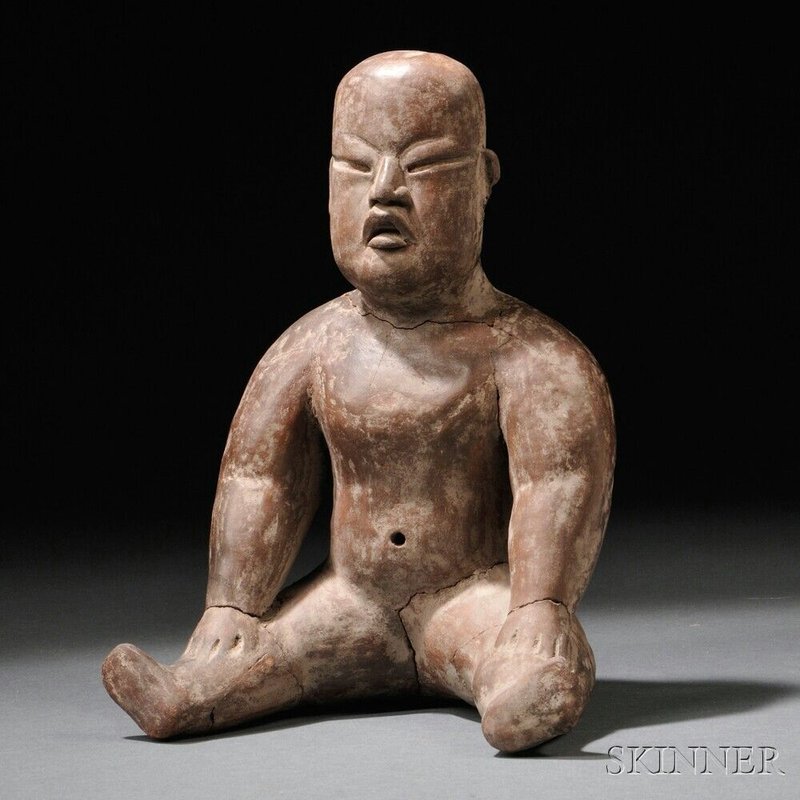 Ancient Olmec Baby-Faced Figurines