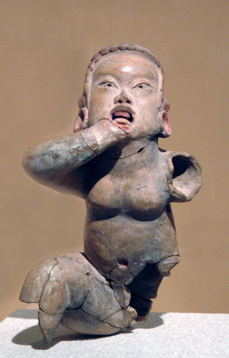 Ancient Olmec Baby-Faced Figurines
