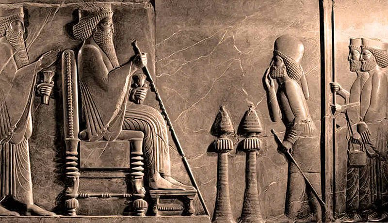 Ancient Persian Bas-Reliefs At Persepolis