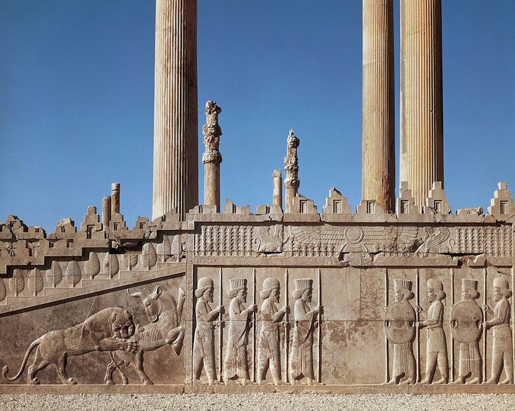 Ancient Persian Reliefs Of Royal Processions