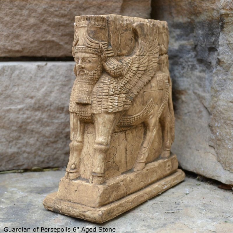 Ancient Persian Winged Bull Guardians