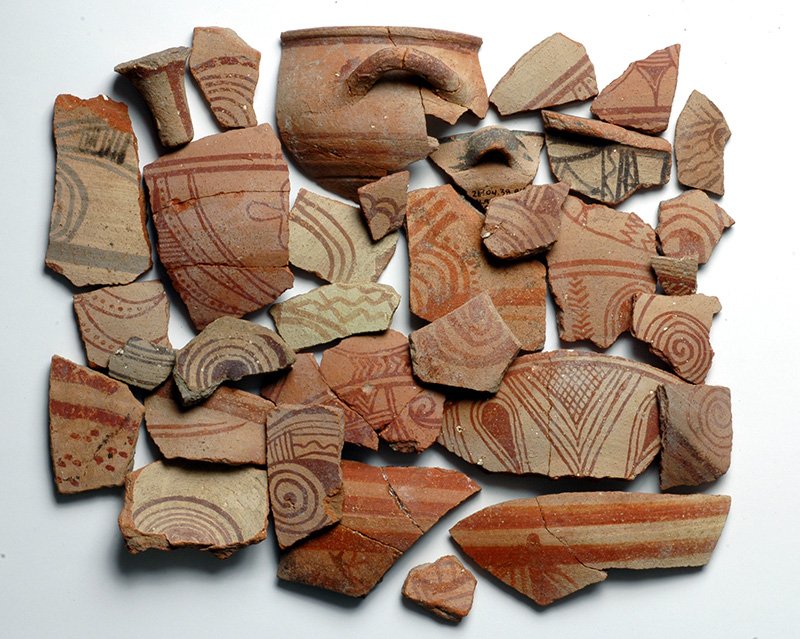 Ancient Philistine Pottery<span class=