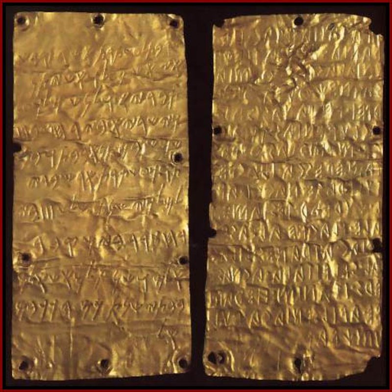 Ancient Phoenician Alphabet Inscriptions