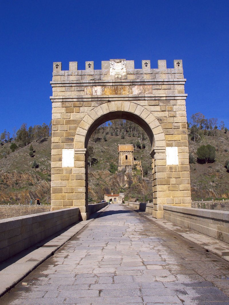 Ancient Roman Bridge At Alcántara
