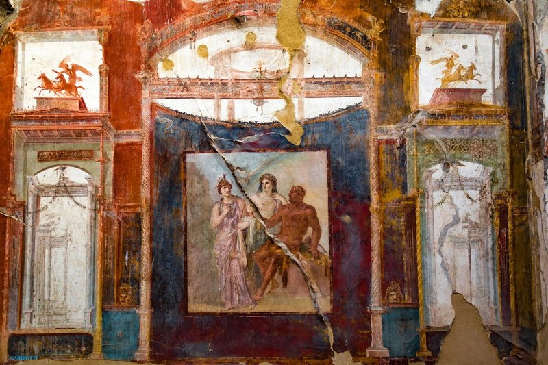 Ancient Roman Fresco From Herculaneum