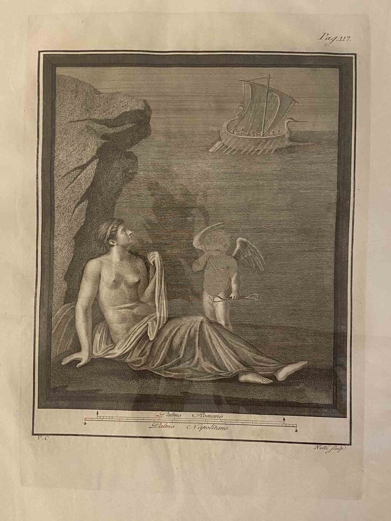 Ancient Roman Fresco From Herculaneum