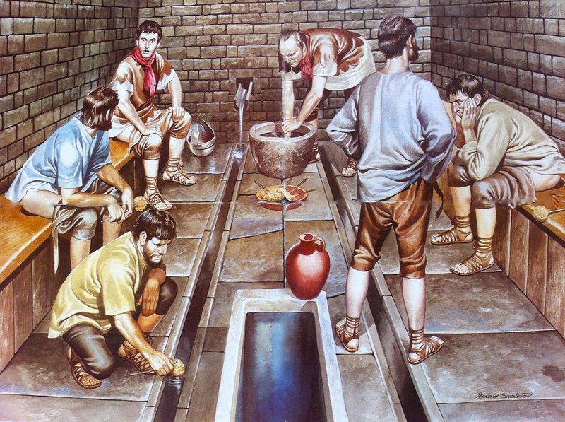 Ancient Roman Latrine Reconstruction