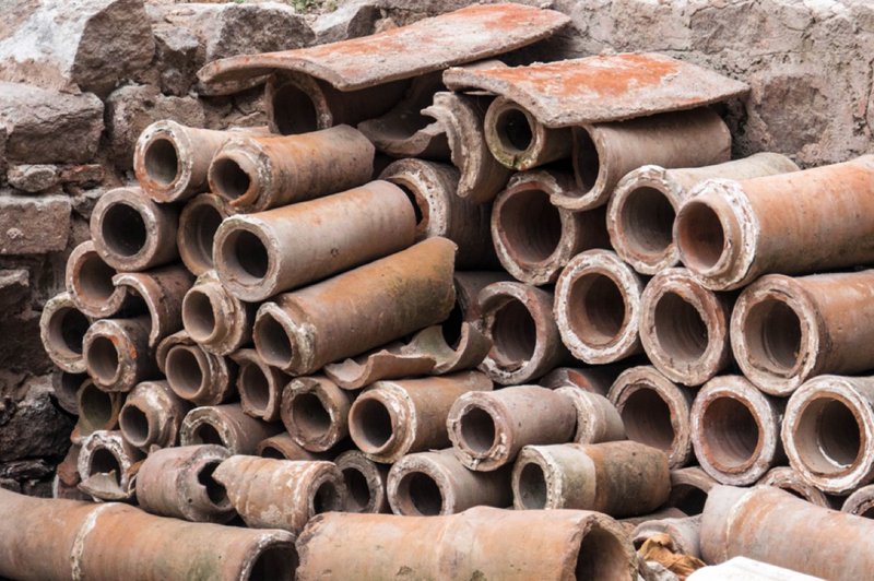Ancient Roman Lead Pipes (Plumbum)