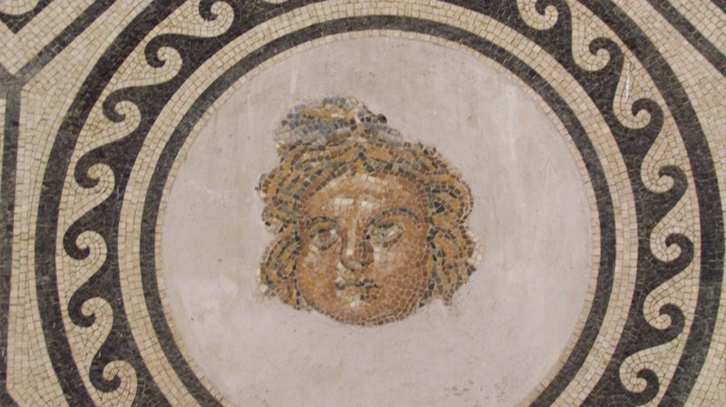 Ancient Roman Mosaic Of Medusa