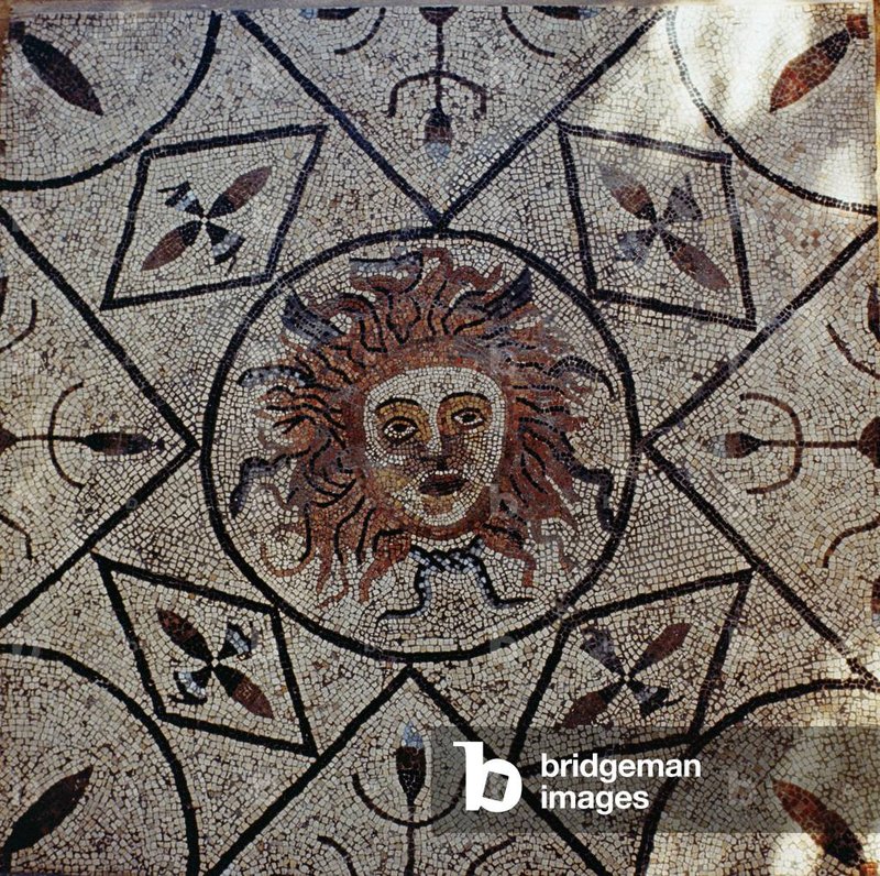 Ancient Roman Mosaic Of Medusa