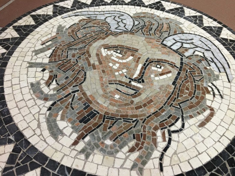 Ancient Roman Mosaic Of Medusa
