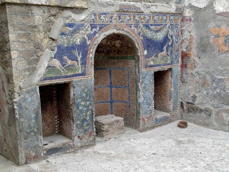 Ancient Roman Mosaic Of Neptune