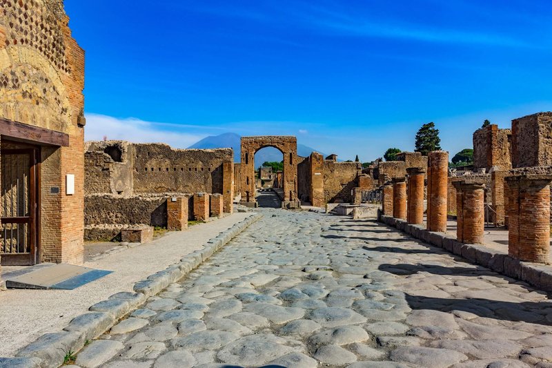 Ancient Roman Street Paving